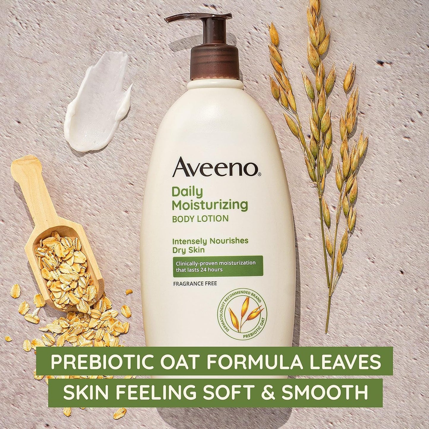 Aveeno Daily Moisturizing Lotion 12 Ounce Pump (354ml) (3 Pack)