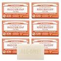 Dr. Bronner's Pure-Castile Magic Bar Soap (Tea Tree, 5 ounce, 6-Pack) - Made with Regenerative Organic Certified Oils, For Face, Body & Hair, Gentle
