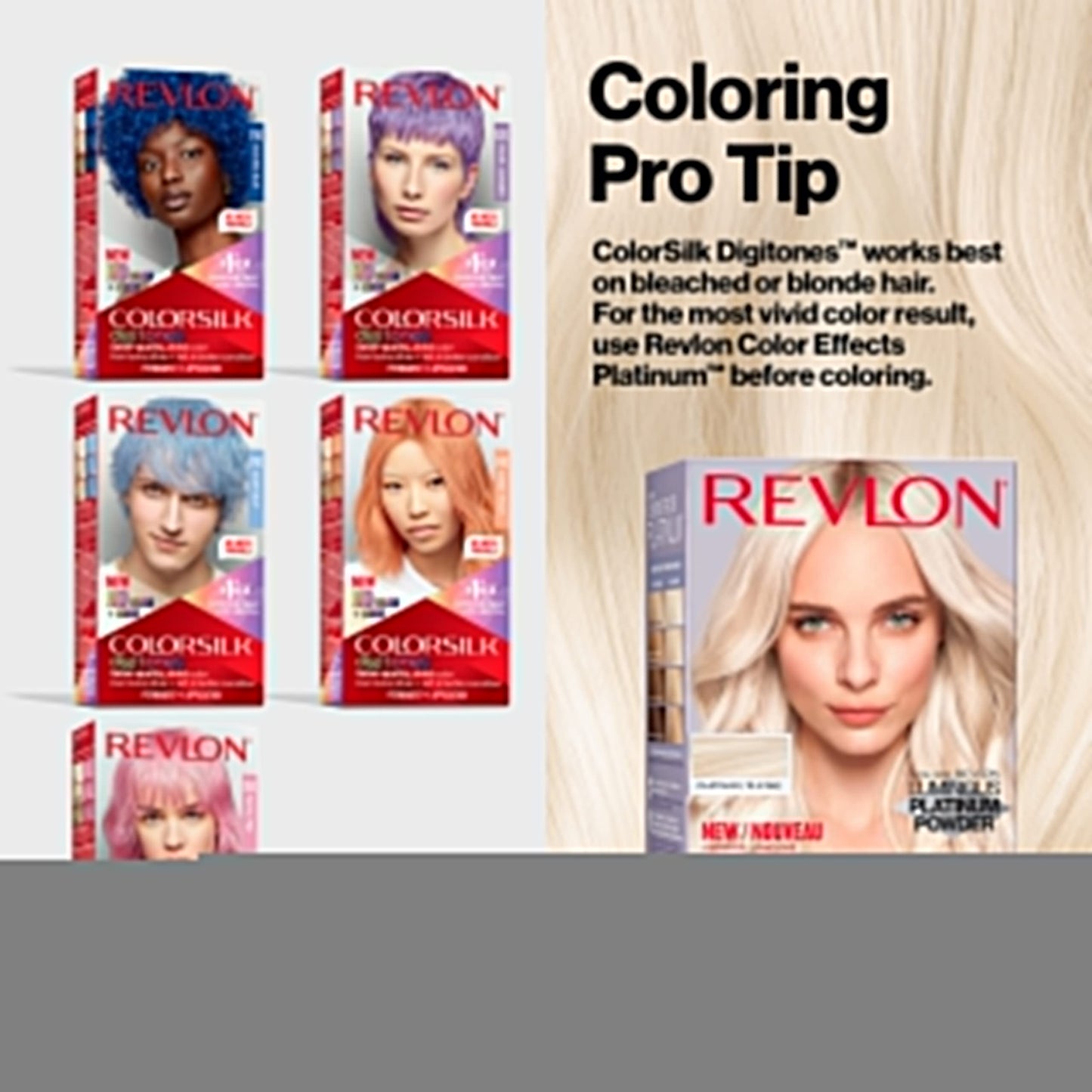 Revlon ColorSilk Digitones Permanent Hair Color with Keratin, 92D Pastel Lavender, 1 Count