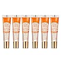 Ruby Kisses Broadway Vita-Lip Clear Lip Gloss (Mango Butter 6 Pack), Ultra-Hydrating & Soothing Formula with Multi-Vitamin Oils, High-Shine Non-Sticky