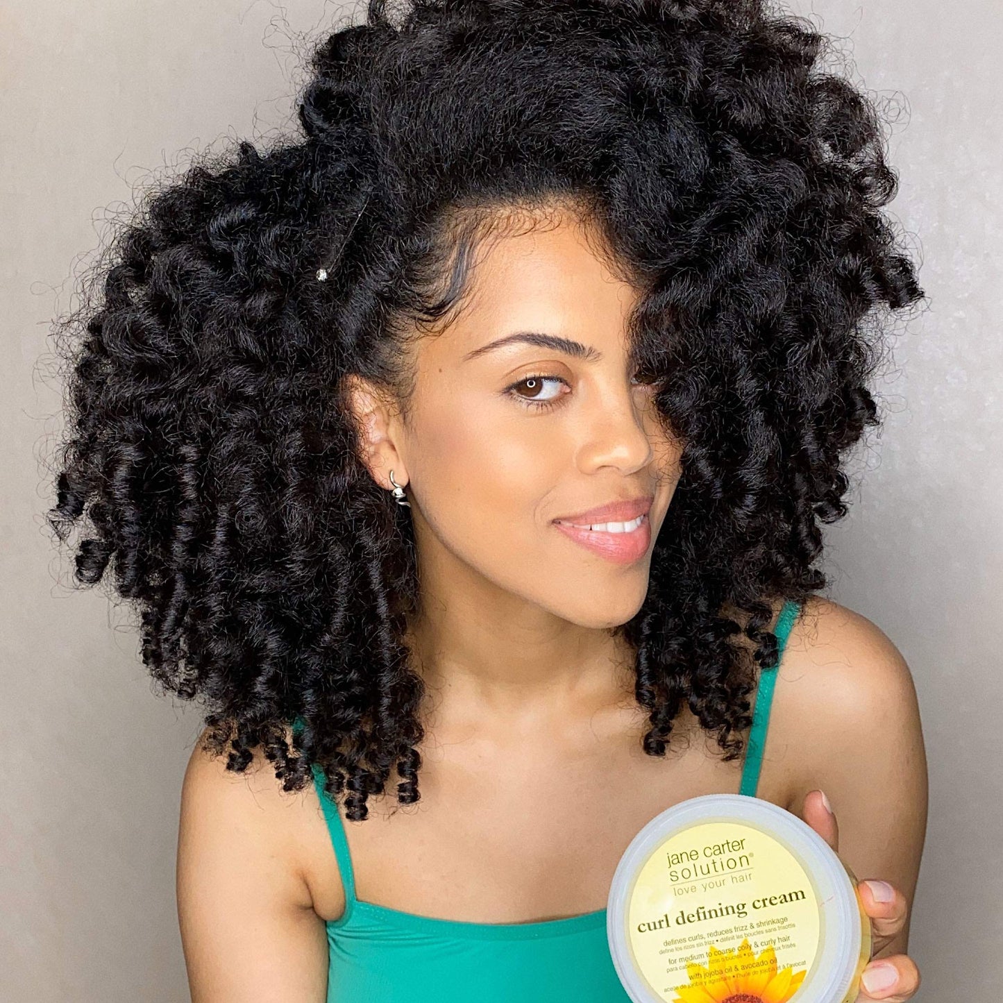 Jane Carter Solution Curl Defining Cream (6oz) - Reduce Frizz, Nourish, Lightweight