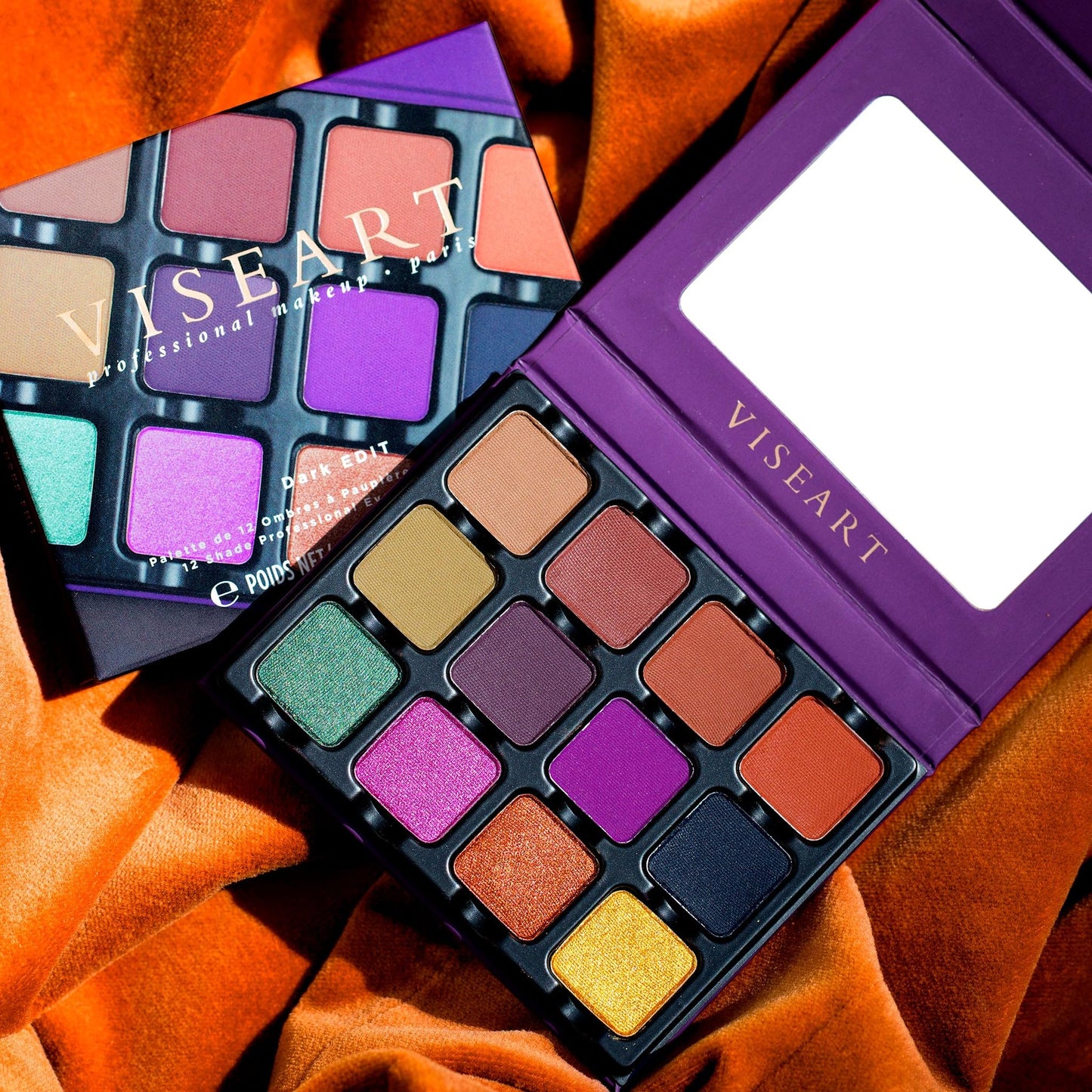 Viseart Paris Petites Pro Luxe Eyeshadow Makeup Palette (Dark Edit)