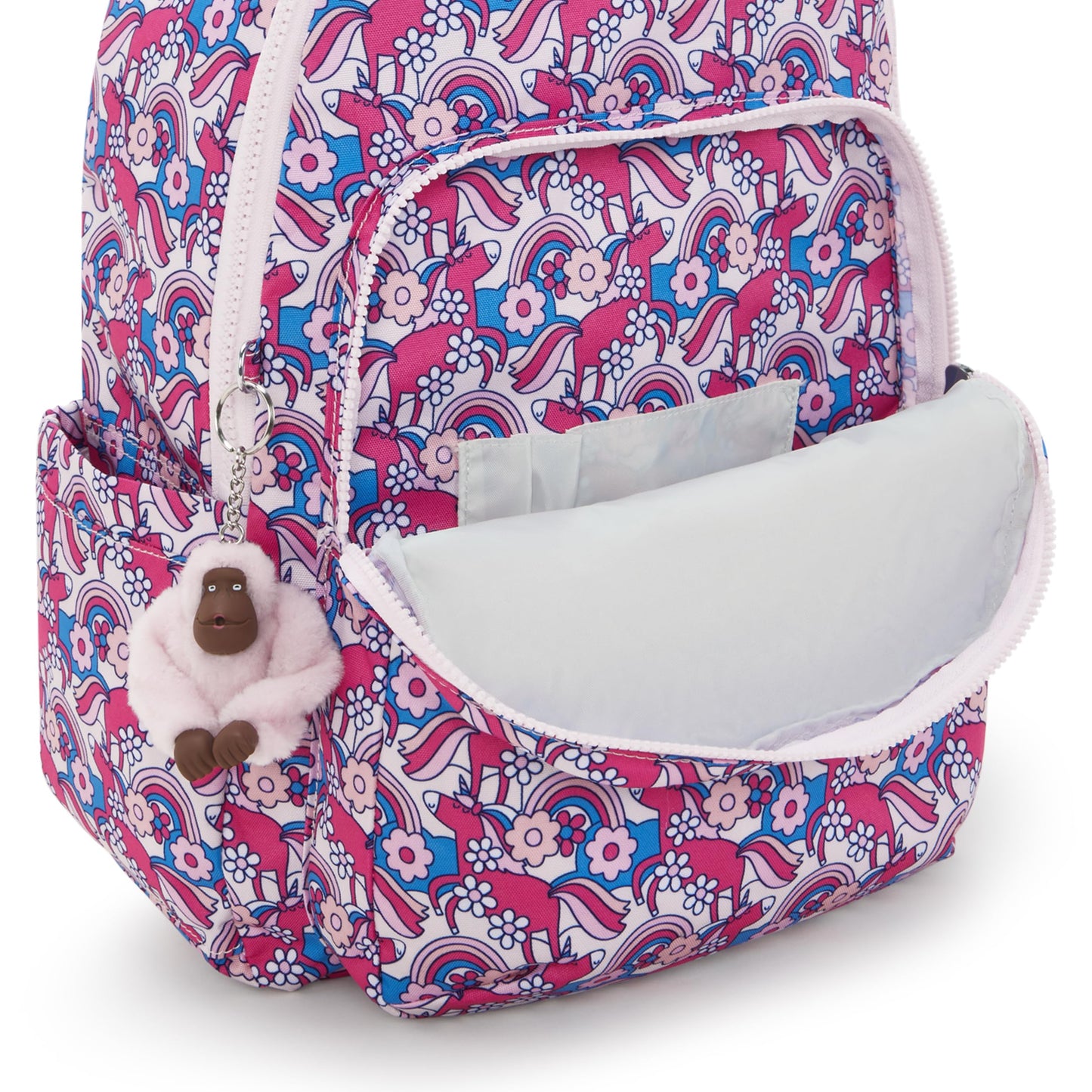 Kipling Women's Seoul Prt 15" Laptop Backpack, Durable, Roomy with Padded Shoulder Straps, Built-In Protective Sleeve