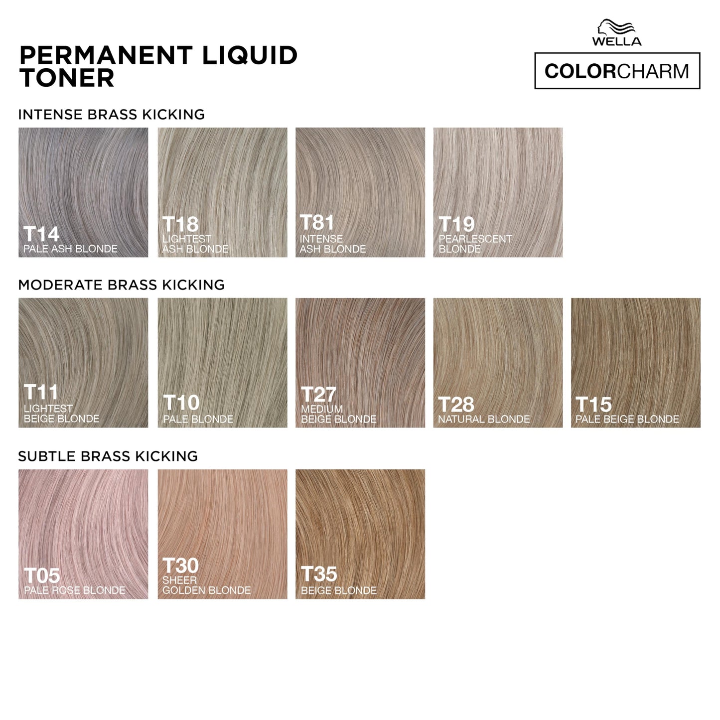 COLORCHARM Permanent Liquid Toners | Neutralize Brass | Free of Parabens | Vegan | T14 Pale Ash Blonde | 1.4 Fl Oz