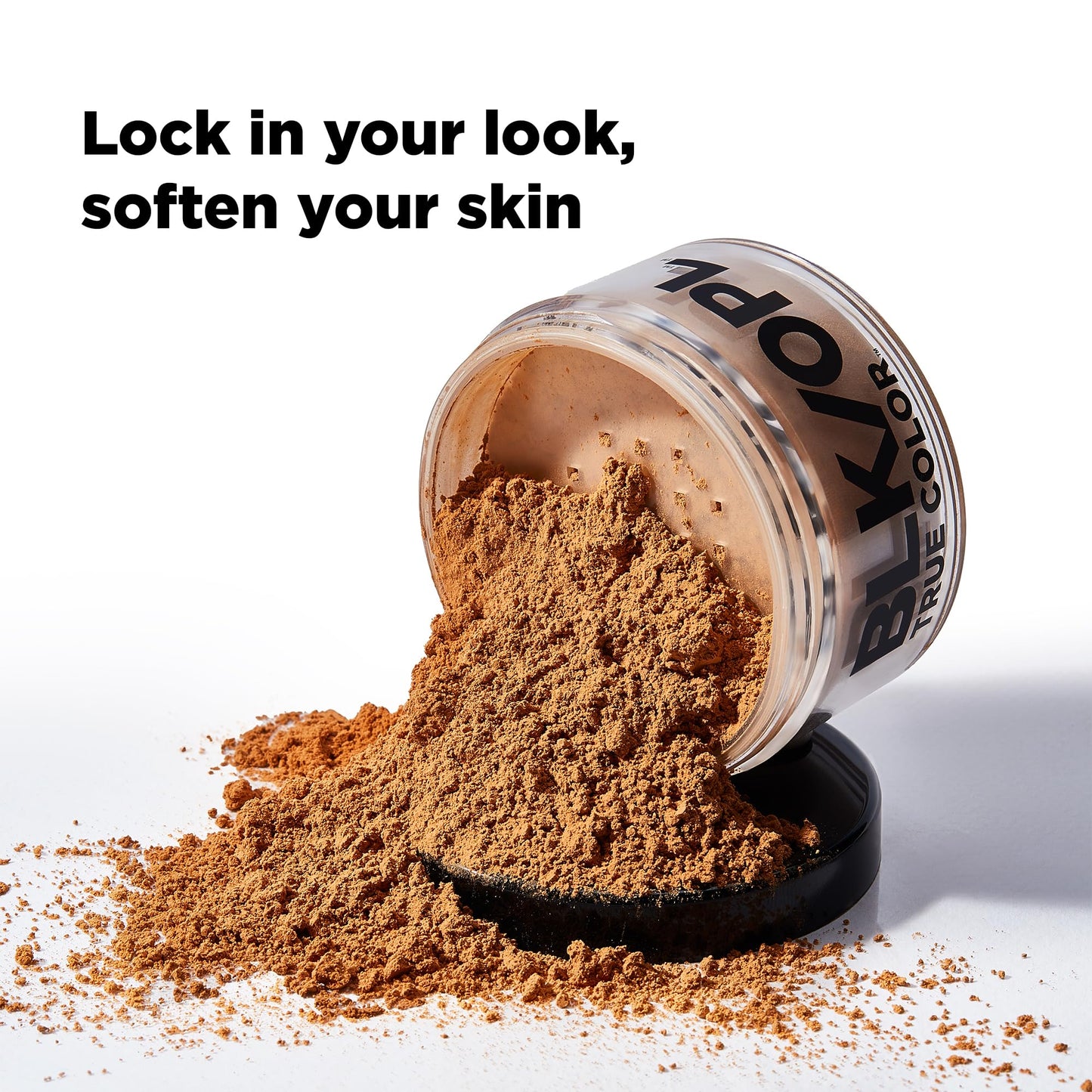 BLK/OPL TRUE COLOR Soft Velvet Finishing Powder, Deep - hypoallergenic, paraben-free, and cruelty-free