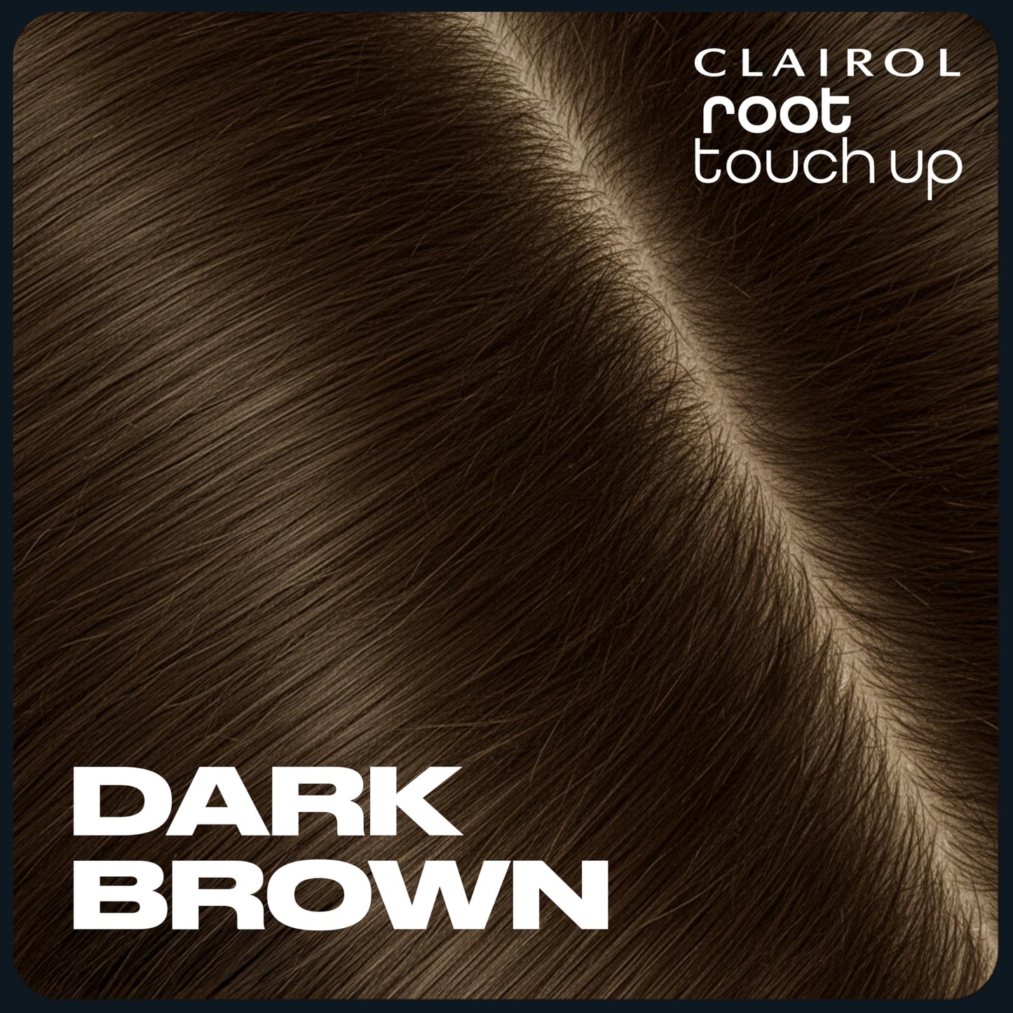 Clairol Root Touch-Up Temporary Concealing Powder, Dark Brown Hair Color | Ammonia Free | Instantly Cover Roots + Define Eyebrows | On-the-Go Compact