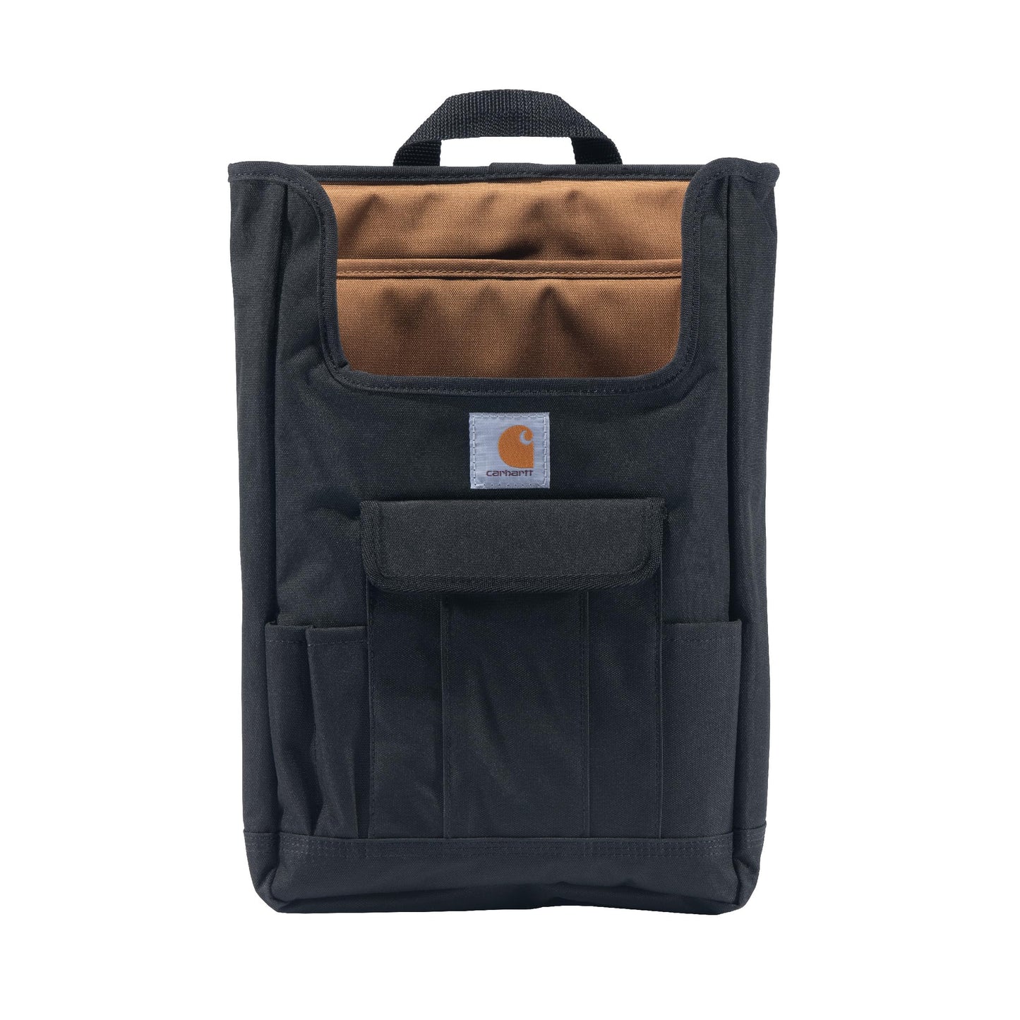 Carhartt Front Seat Car Organizer, Passenger Seat Storage & Organization for Books, Files, Folders, Laptop & More, Black