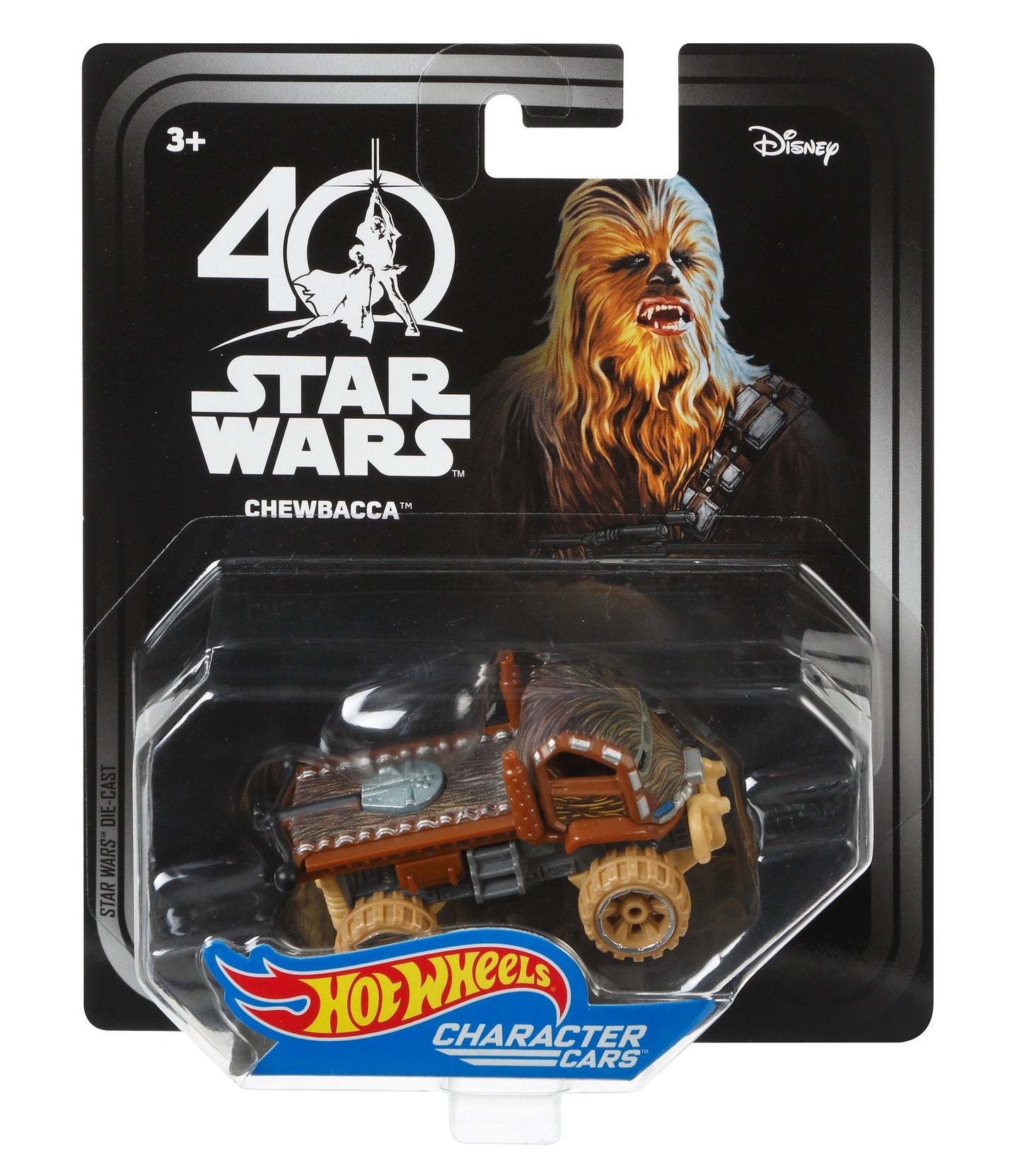 Hot Wheels Star Wars Character Cars 40th New Hope Chewbacca Vehicle