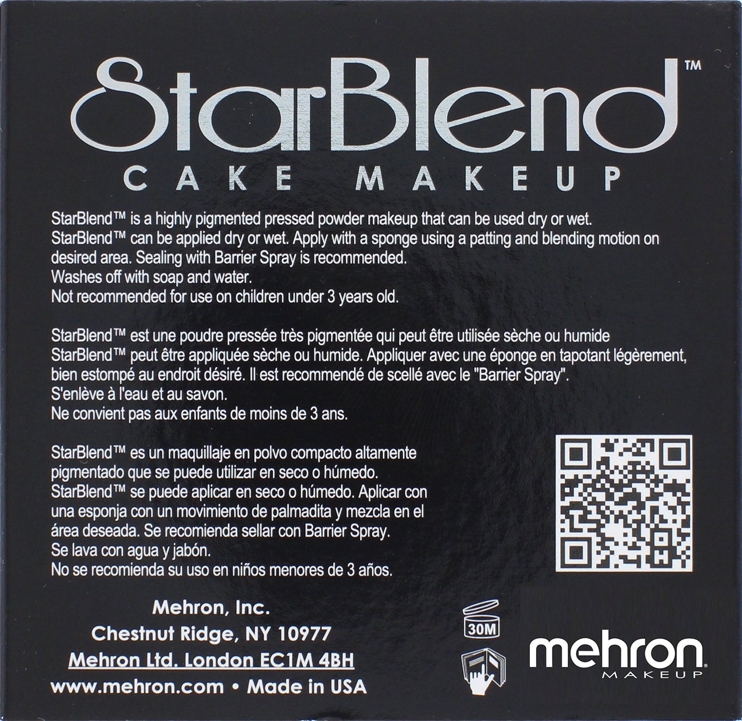 Mehron Makeup StarBlend Cake (2 oz) (Warm Honey)