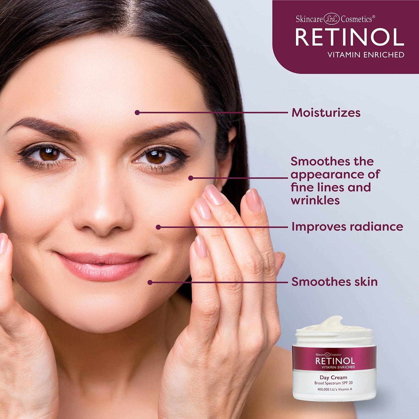 Retinol LIVAURA Skincare LdeL Cosmetics Cream Vitamins A + C + E (Day Cream)