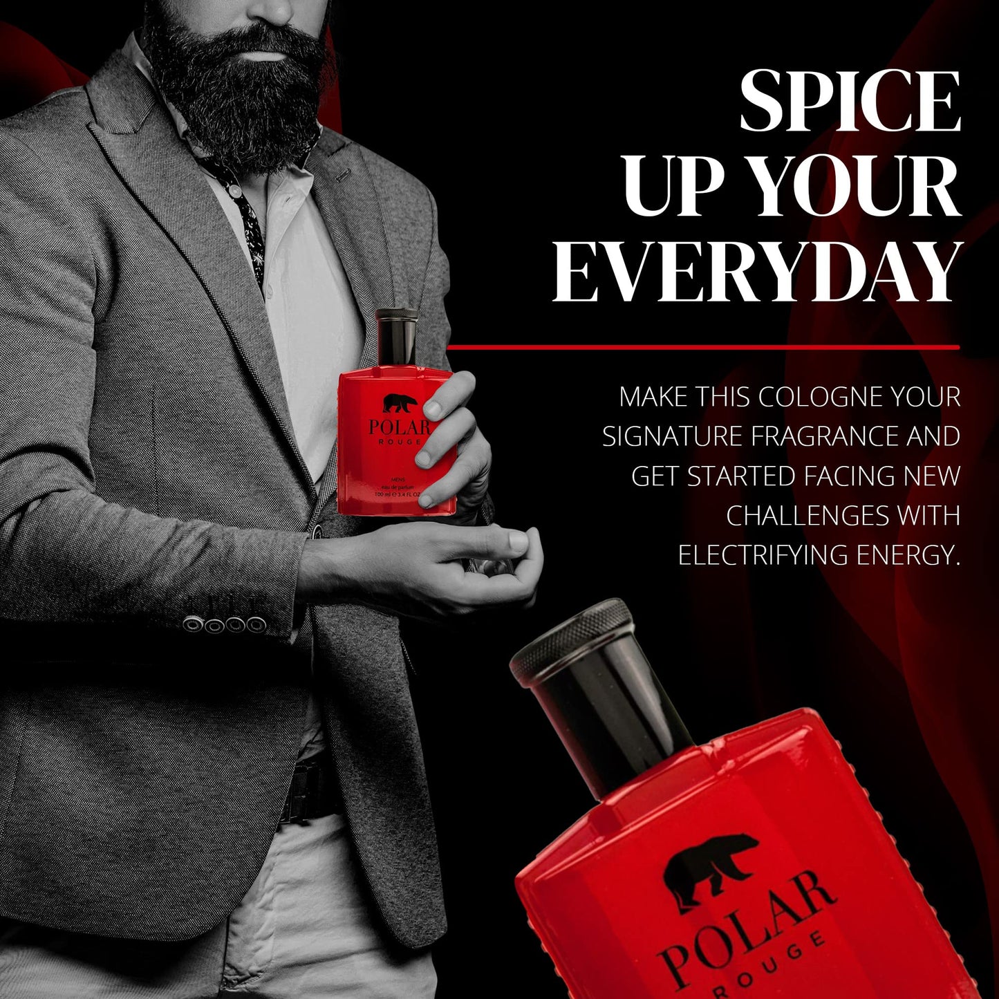 Sandora Fragrances Perfume for Men - INSPIRED by A WORLD RENOWNED MEN'S PERFUME - Cranberry, Grapefruit, Italian Lemon, Warm Woods - Fresh, Spicy
