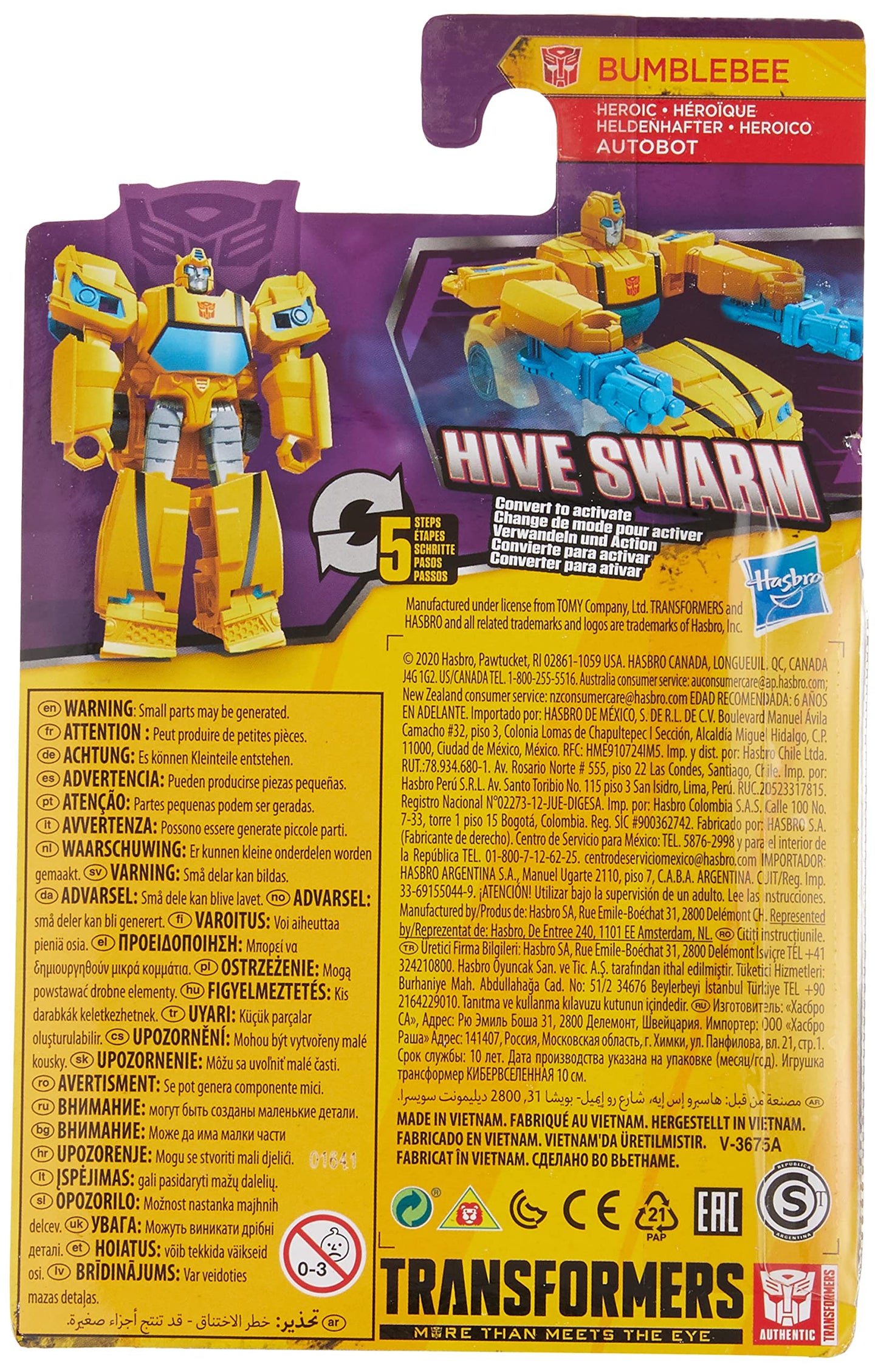 Transformers Cyberverse Adventures Action Attackers HIVE Swarm Bumblebee