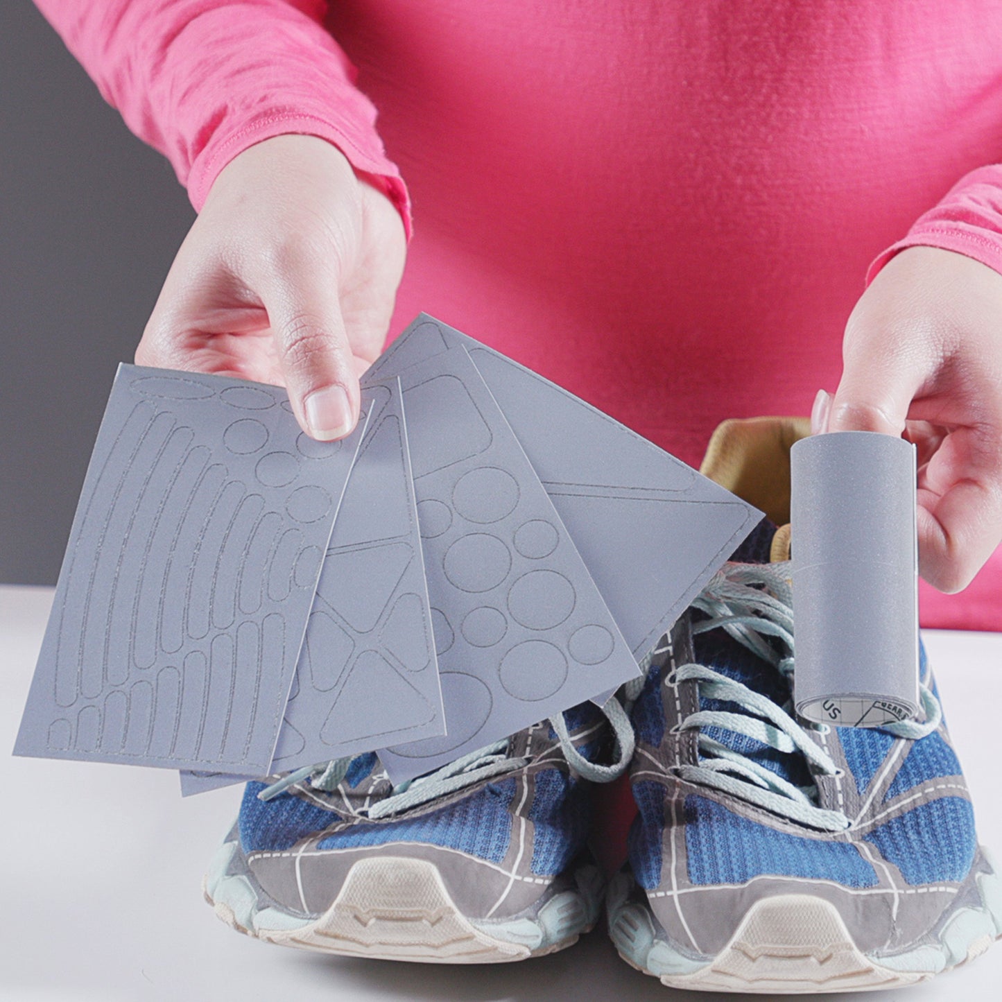 GEAR AID Tenacious Tape Reflective Roll for Adding High-Visibility to Safety Jackets, Rain Gear, Bike, Shoes and Outdoor Gear, 3” x 20”, Silver