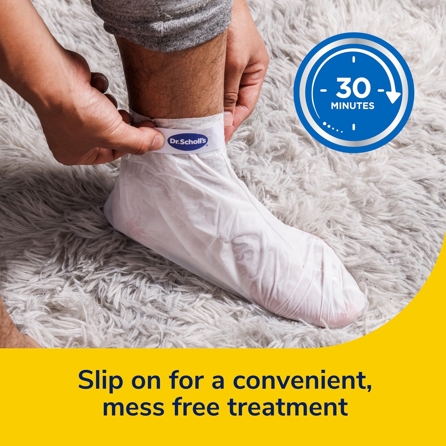 Dr. Scholl's Dry, Cracked Skin, Ultra Hydrating Foot Mask, 3 Pairs Moisturizing Socks: Intensely Moisturizes Repairs and Softens Rough Dry Skin Beauty & Personal Care Dr. Scholl's