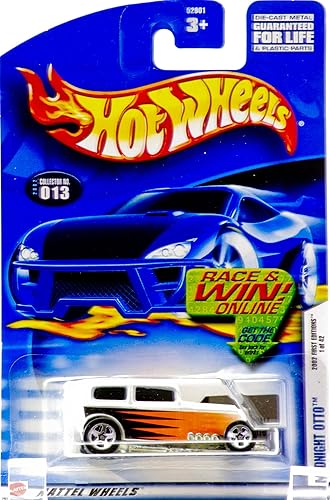 Hot Wheels 2002 First Editions #1 Midnight Otto 5-Spoke Wheels #2002-13 Collectible Collector Car Mattel 1:64 Scale