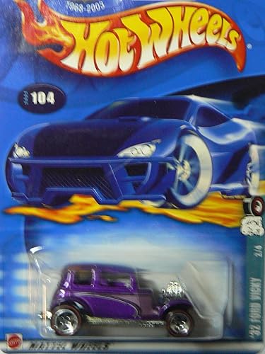 Hot Wheels 2002-104 Purple '32 Ford Vicky 35th Anniversary 1:64 Scale by Hot Wheels