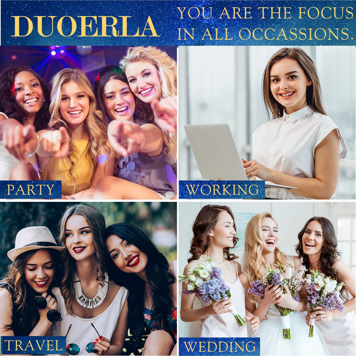 Magnetic Eyelashes with Eyeliner Kit - DUOERLA Magnetic Lashes with Eyeliner Natural Looking - 3 Tubes Magnetic Eyeliner and Lashes Kit, 7 Pairs 3D