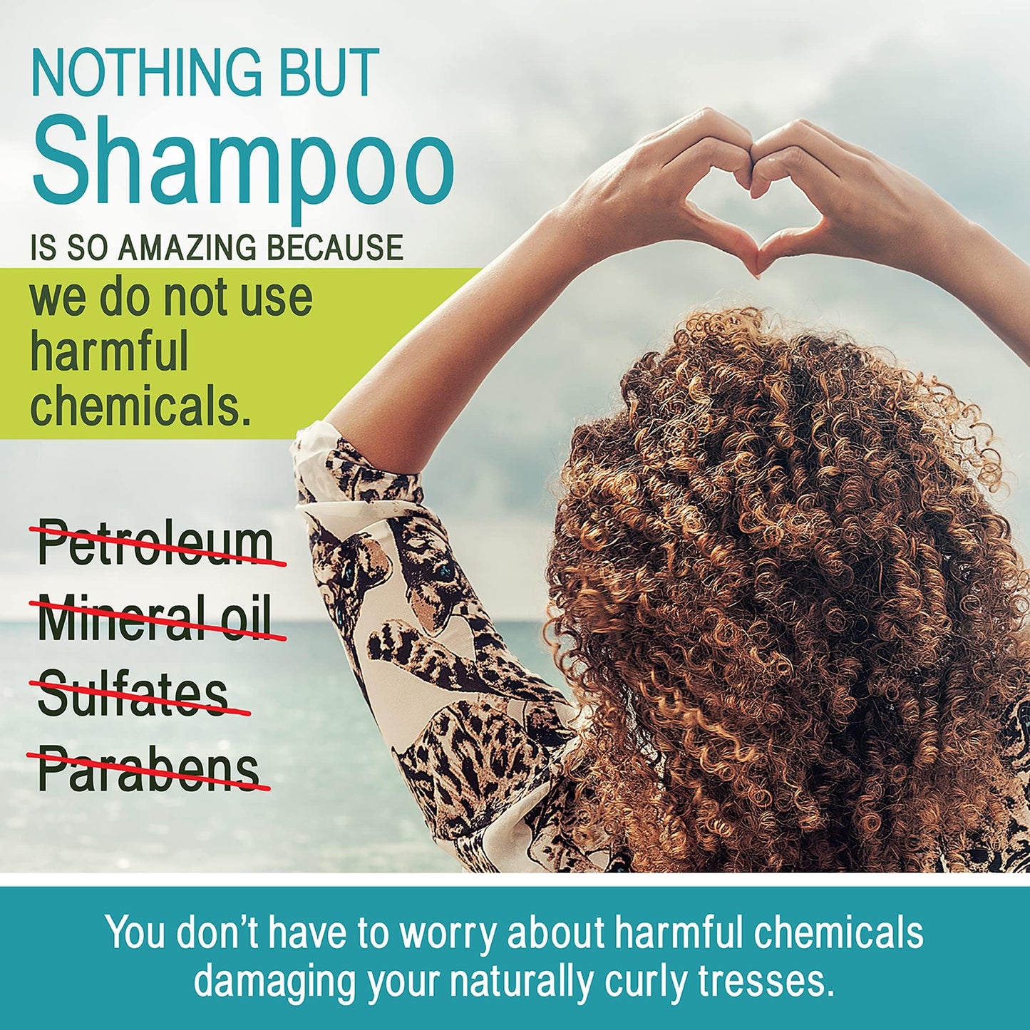 NOTHING BUT Clarifying Shampoo Sulfate-Free Detox for Natural Hair - Hair Shampoo - Removes Buildup - 12oz - Pack of 2