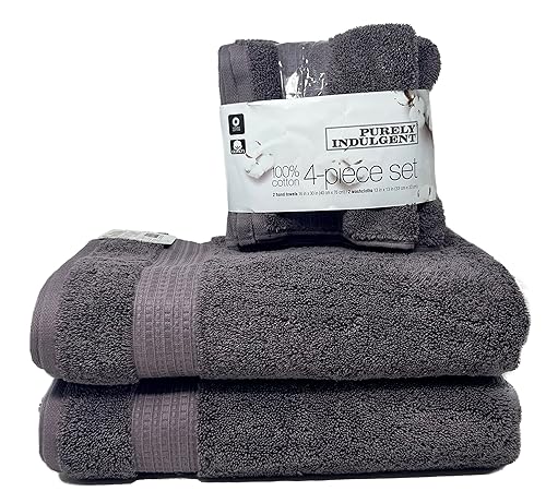 Purely Indulgent 100% HydroCotton | Includes: 2 Luxury Bath Towels, 2 Hand Towels & 2 Washcloths | Quality, Ultra Soft Towel Set | 6 Piece Set…