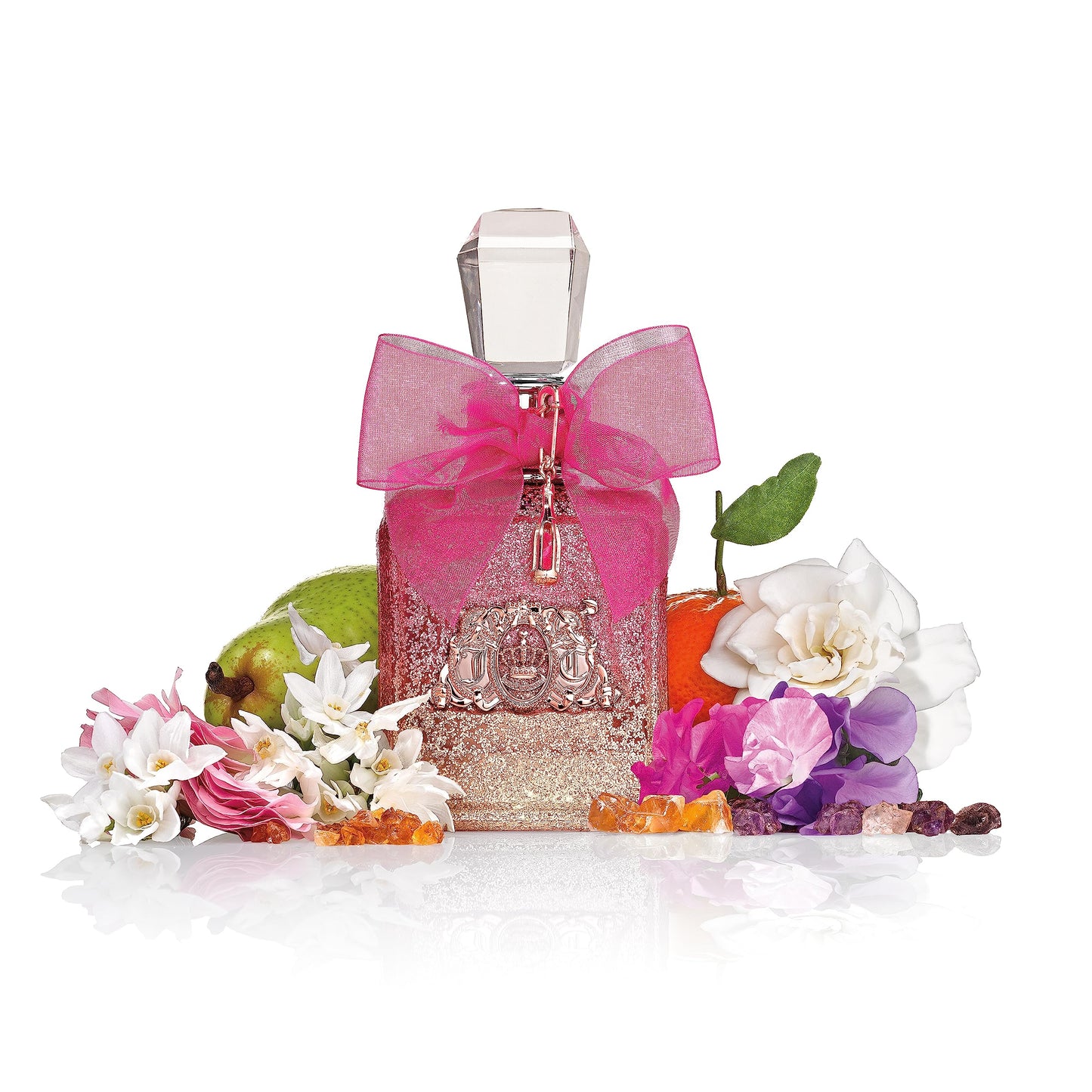 Juicy Couture Viva La Juicy Rose Eau De Parfum, Women's Perfume with Notes of Pear, Rose & Ambrox - Fruity & Floral Perfume for Women, EDP Spray, 1.7