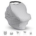 Munchkin® 5-in-1 Baby Car Seat Cover - Versatile Nursing Cover Up for Breastfeeding, High Chair and Carrier Protection with XtraGuard™ Silver-Ion…