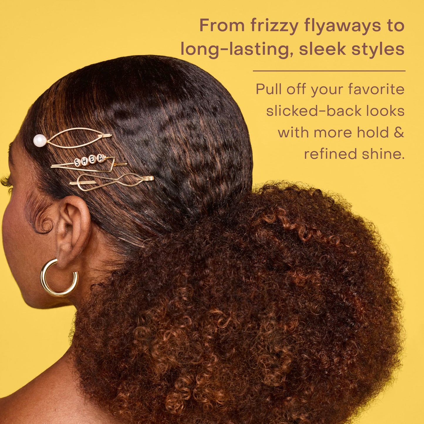SheaMoisture Strong Hold Styling Gel+Flaxseed Jamaican Black Castor Oil Gives Controlled Style,AllDay Hold,Infused With Castor Seed Oil,SheaButter