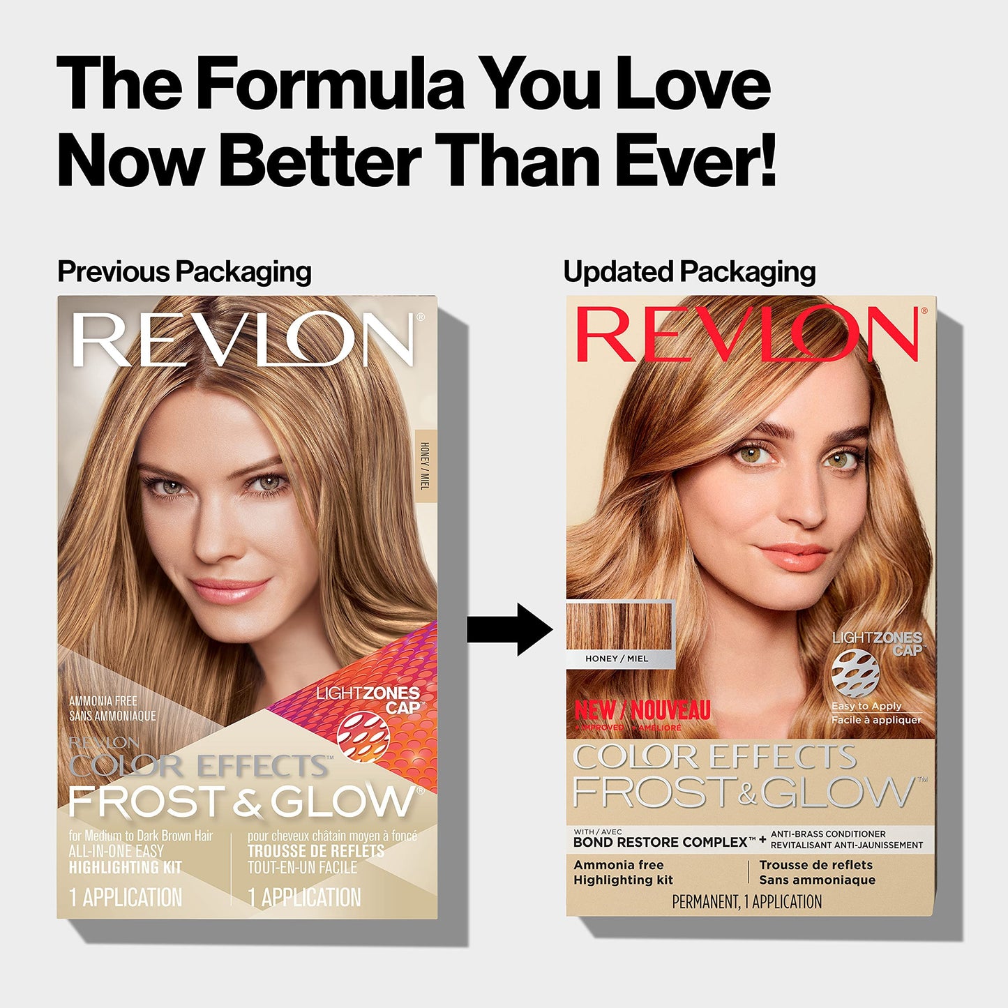 Revlon Color Effects Highlighting Kit, Permanent Hair Dye for Balayage, Frosting & Ombre, Ammonia & Paraben Free, 30 Honey, 8 oz
