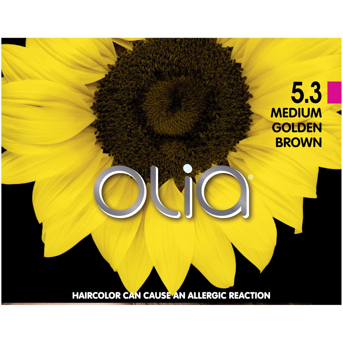 Garnier Olia Oil Powered Permanent Hair Color, 5.3 Medium Golden Brown (Packaging May Vary)