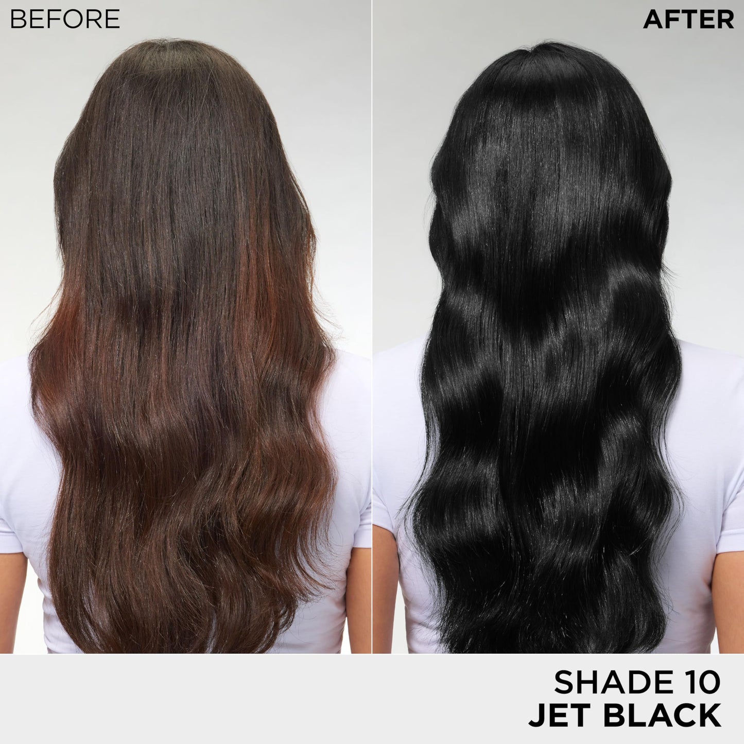 L’Oreal Paris Feria Multi-Faceted Shimmering Permanent Hair Color, High Intensity Hair Dye for 3X Highlights, 10 Jet Black (Blackest Black), 1 Hair