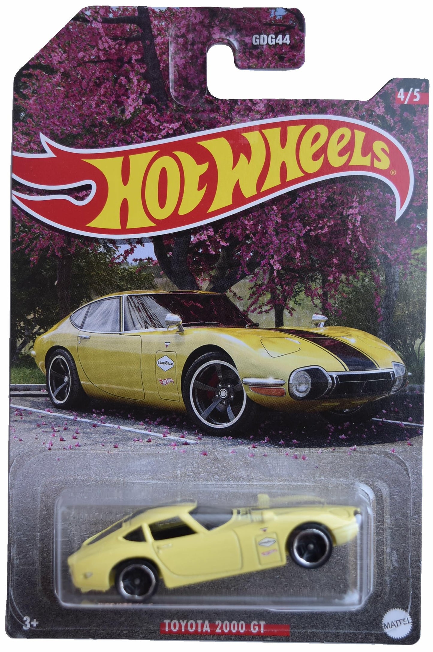 Hot Wheels Toyota 2000 GT, Yellow 4/5