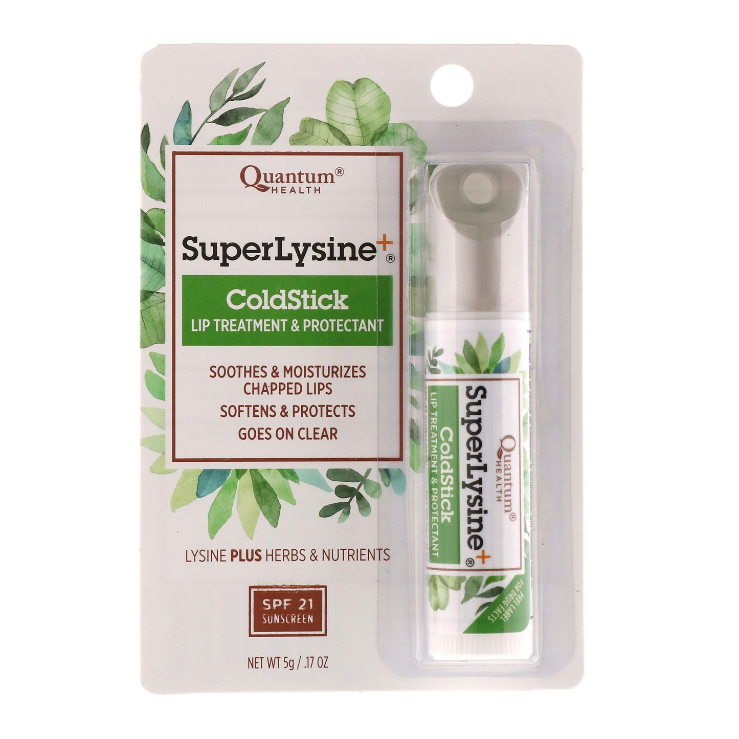 Quantum Super Lysine + ColdStick Lip Protectant & Treatment - 0.18 oz