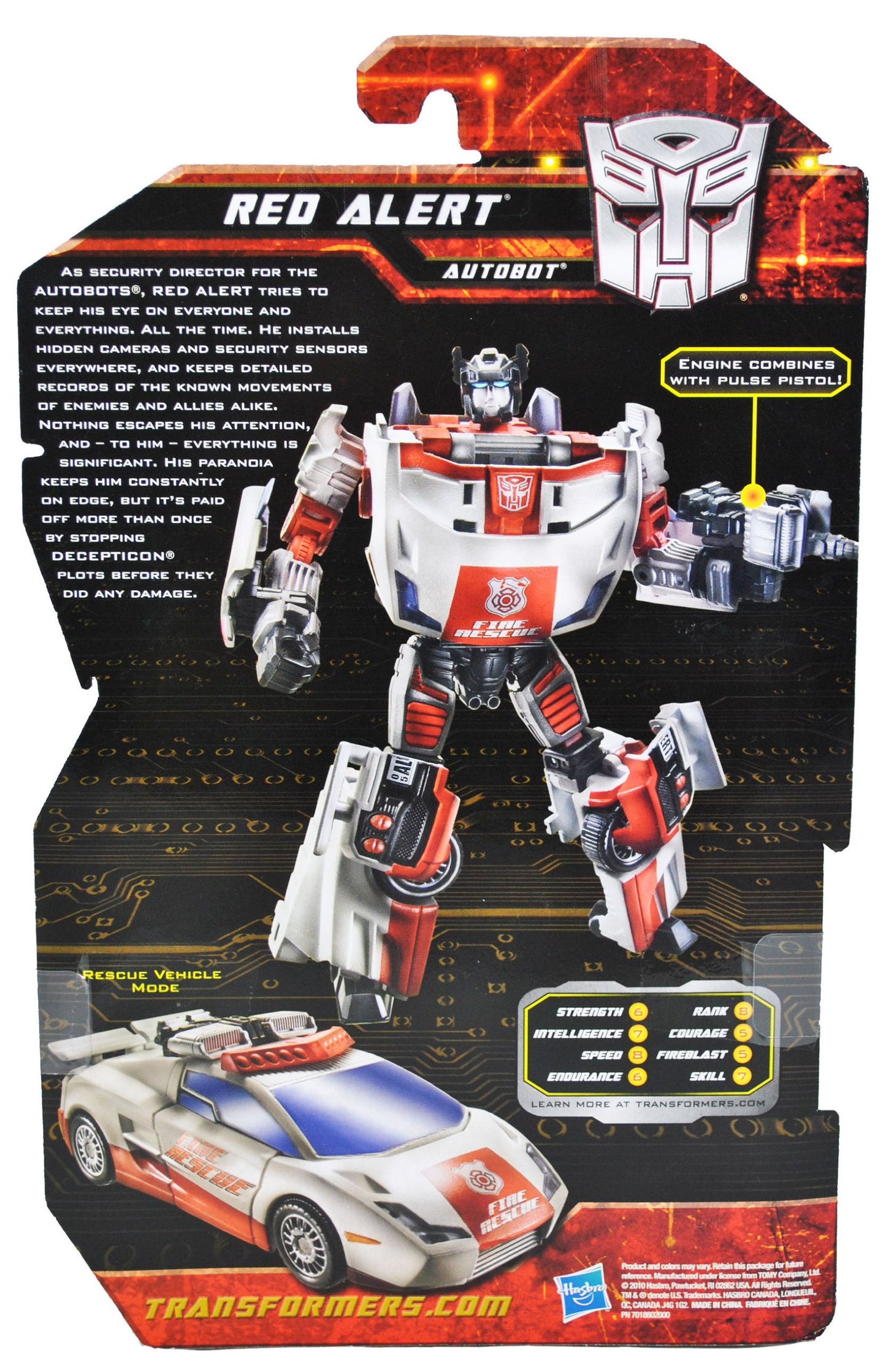 Transformers Generations: Autobot Red Alert Deluxe Class Action Figure