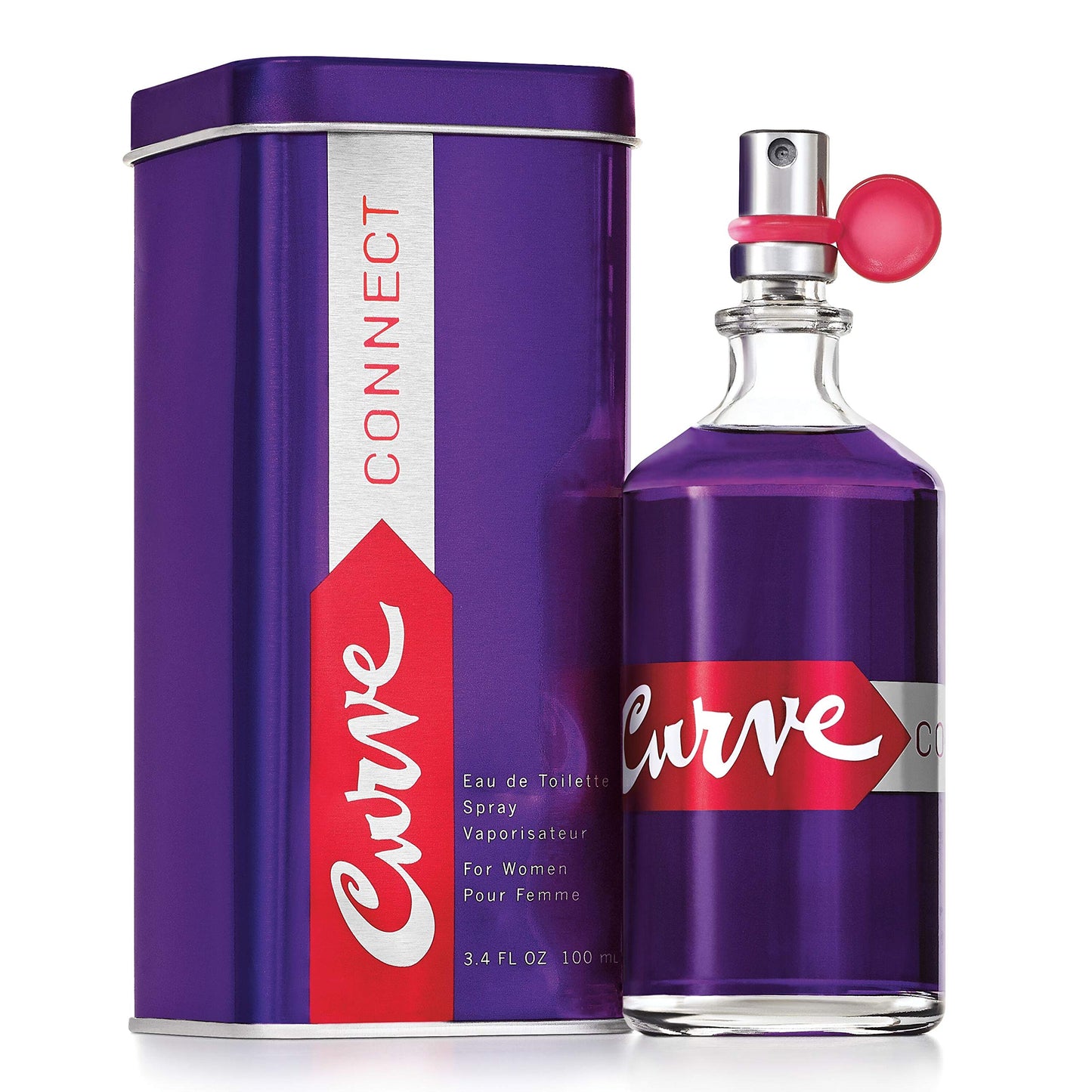 Curve Connect Eau De Toilette Perfume Spray, Perfume for Women 3.4oz