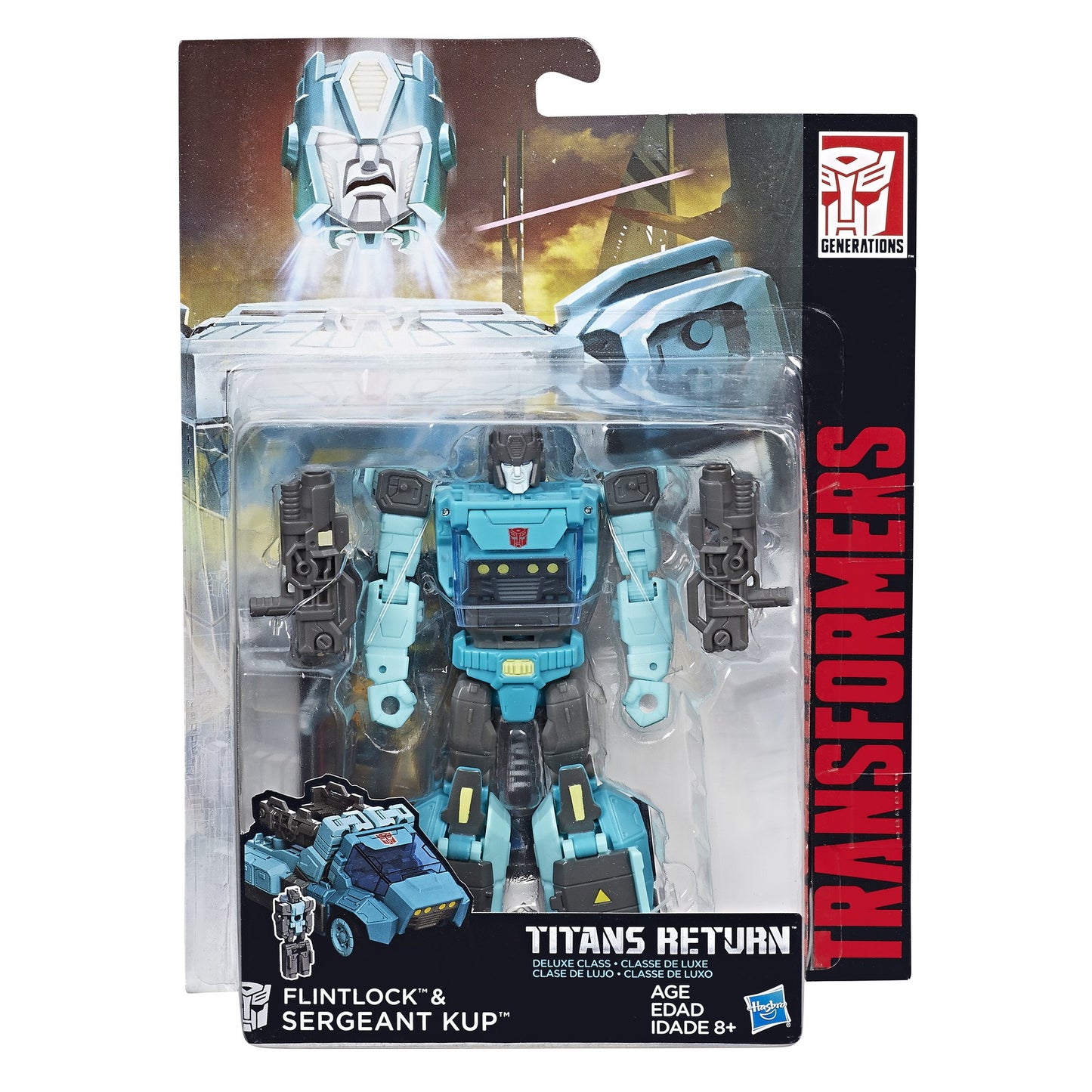 Transformers Generations Titans Return Deluxe Sergeant Kup and Flintlock