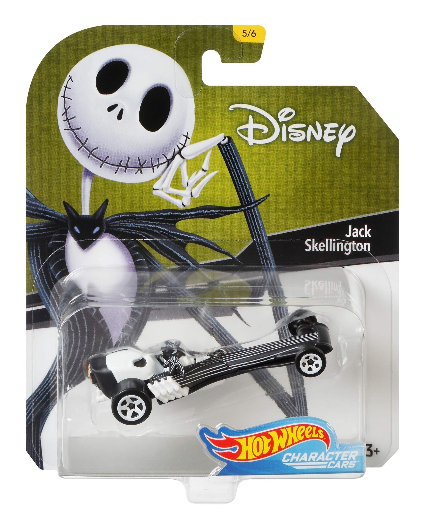 Hot Wheels Jack Skellington Vehicle, 1:64 Scale