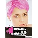 Temporary Hair Color Dye, Hot Pink, Cherry Red, Electric Blue Single Use, Colors May Vary