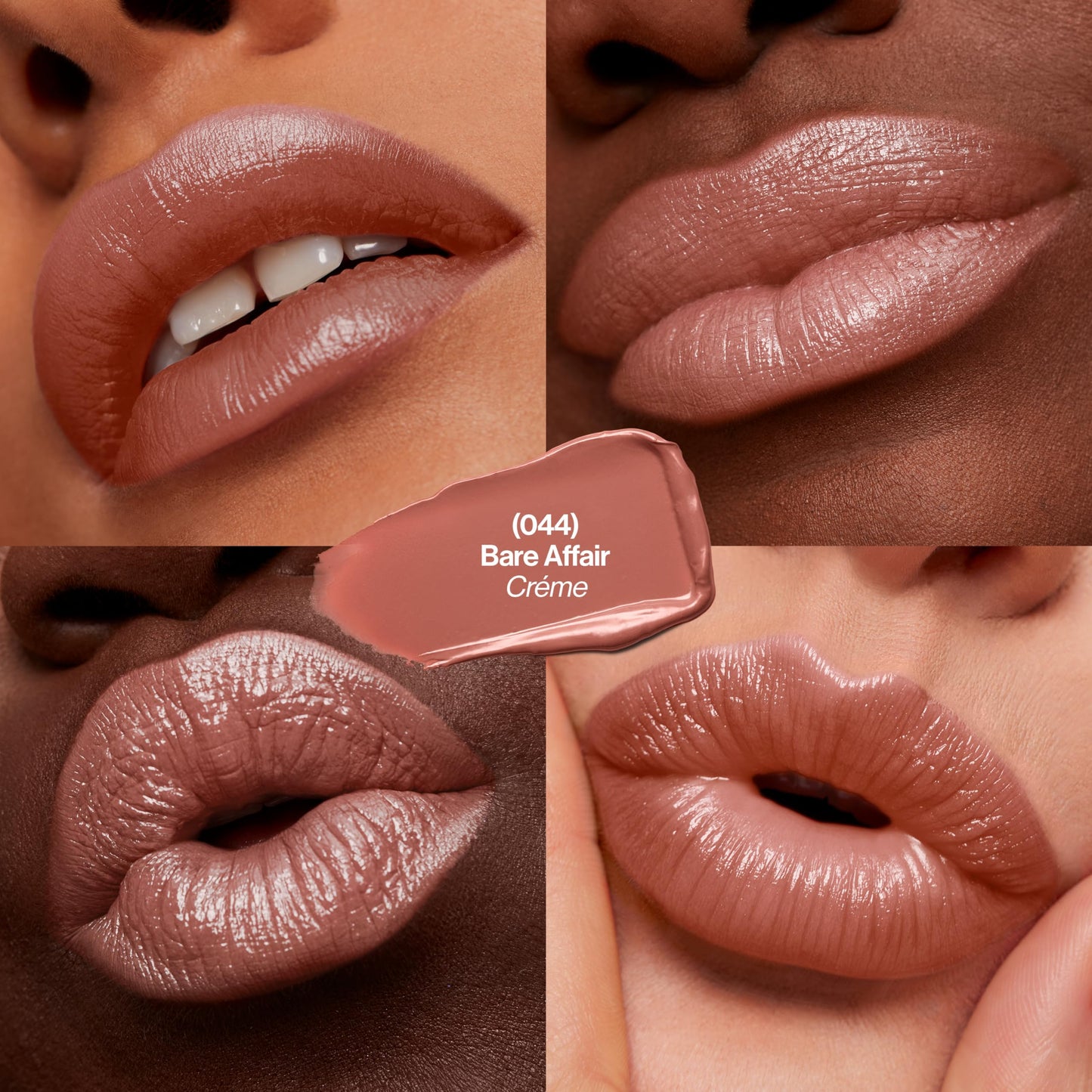 Revlon Super Lustrous Lipstick, Creamy Formula For Soft, Fuller-Looking Lips, Moisturized Feel, 044 Bare Affair, 0.15 oz