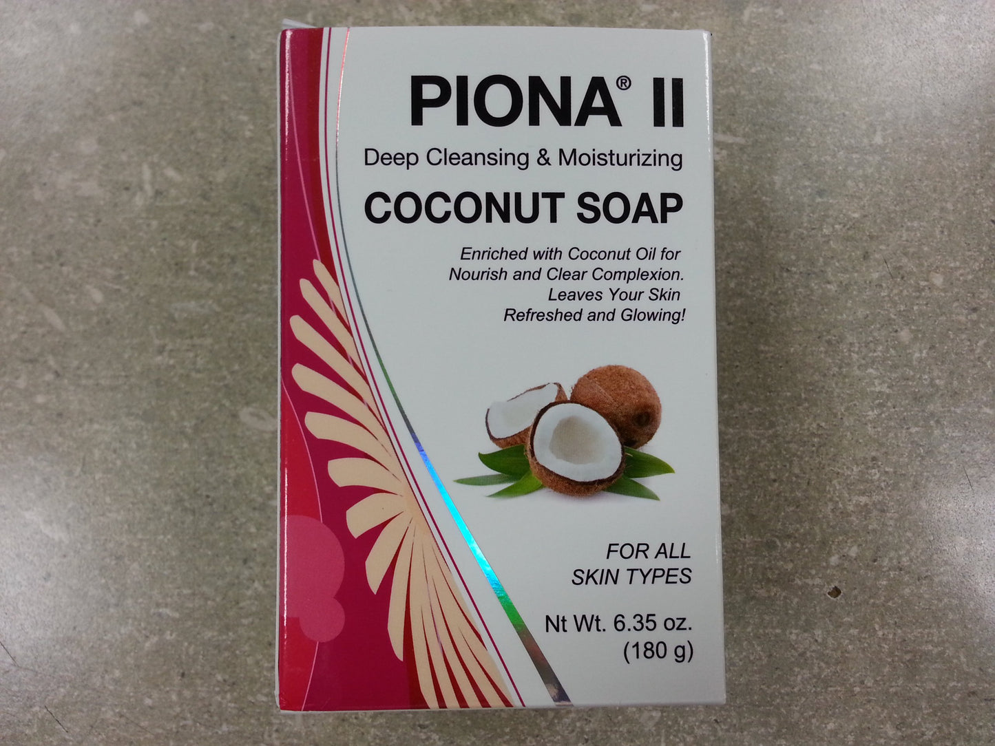 Piona II Deep Cleansing & Moisturizing Coconut Soap 6.35 oz Beauty & Personal Care Piona
