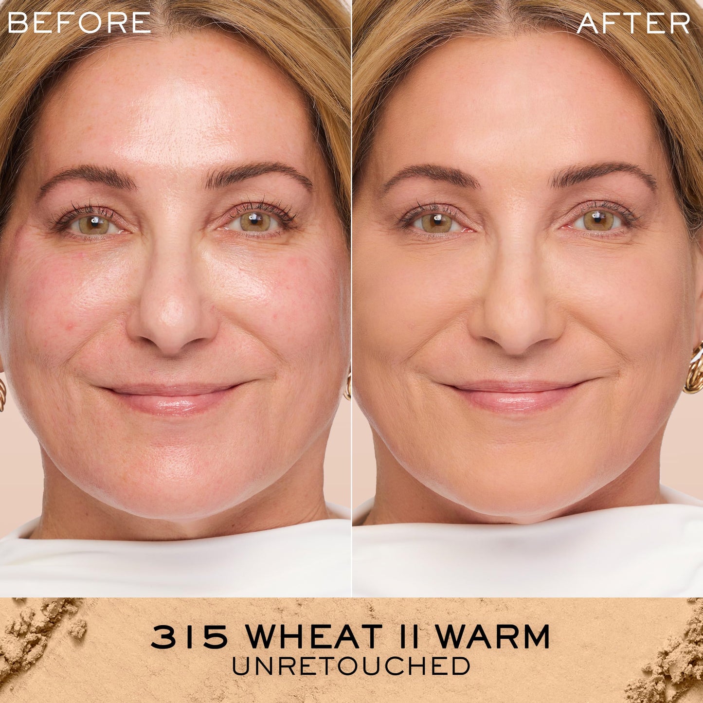 Lancôme Dual Finish Powder Foundation - Buildable Sheer to Full Coverage Foundation - Natural Matte Finish - 220 Buff II Cool