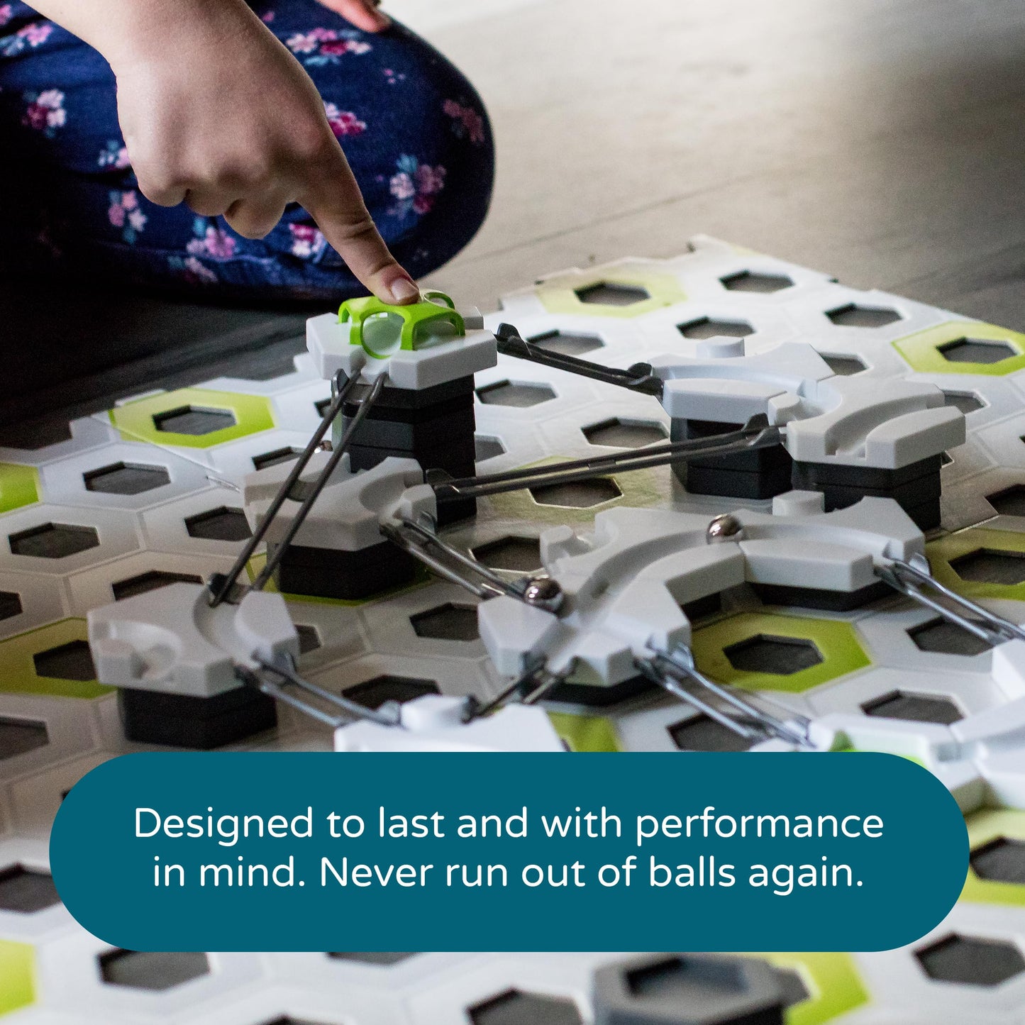 Four Brothers 1/2" Replacement Chromium Steel Balls for GraviTrax and Gravity Maze STEM Marble Run and Games (20 Pack)