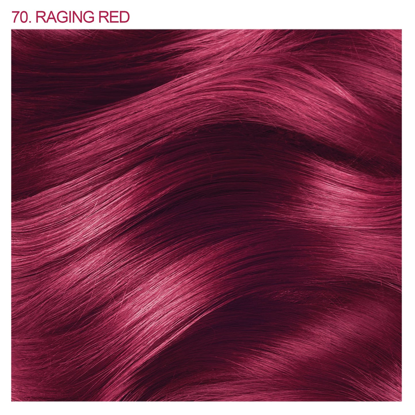 Adore Semi Permanent Hair Color - Vegan and Cruelty-Free Hair Dye - 4 Fl Oz - 070 Raging Red (Pack of 3)