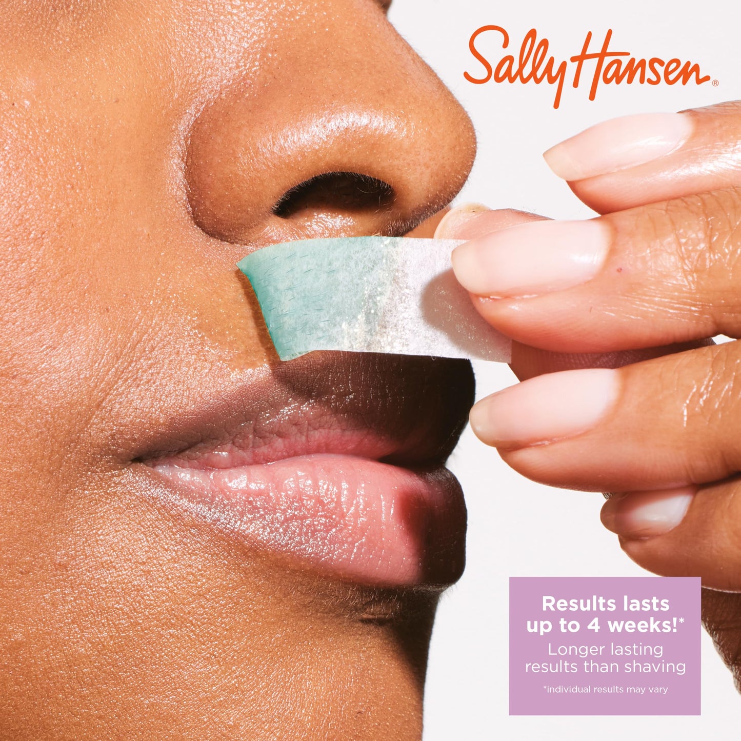 Sally Hansen Snip & Use Wax Strips Kit | Face & Bikini Line Hair Removal | Vitamin E & Avocado Oil Infused | 10 Count Beauty and Personal Care Sally Hansen