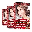 Revlon ColorSilk with Bond Repair Complex, Blonde Permanent Hair Color, 100% Gray Coverage, Ammonia Free Hair Dye, Vegan Keratin, 72B Mushroom Blonde