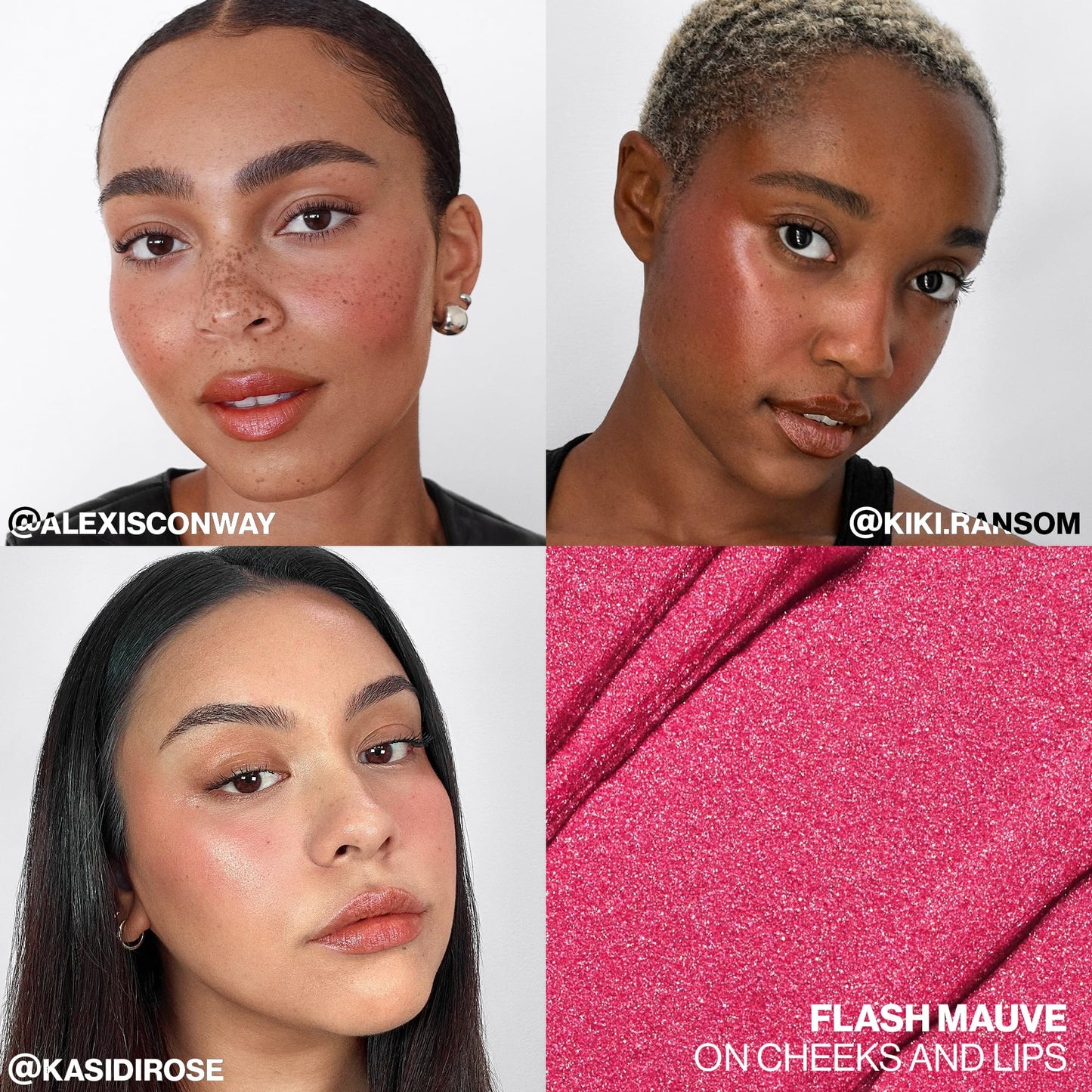 Smashbox Lit Stx Cream Blush & Highlighter | 2-in-1 Dewy Multi Stick | Blush Stick for Cheeks & Lips, Flash Mauve, 0.1 Ounce