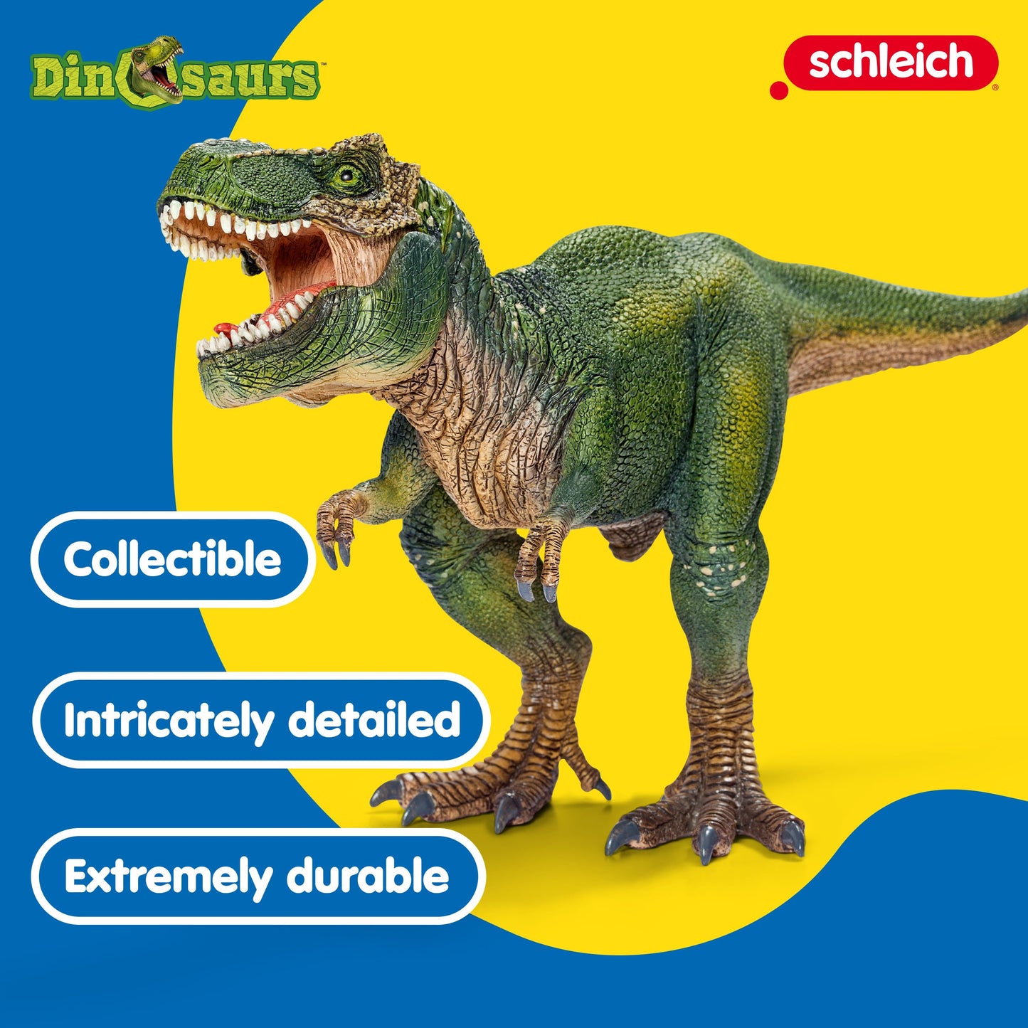 Schleich Dinosaurs - 11", T Rex Dinosaur Toy - Tyrannosaurus Rex Action Figure with Movable Jaw - Realistic Dino Figurine - Trex Figure for Boys…