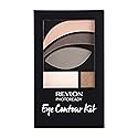 Revlon PhotoReady Eye Contour Kit, Eyeshadow Palette with 5 Wet/Dry Shades & Double-Ended Brush Applicator, Metropolitan (501), 0.1 oz