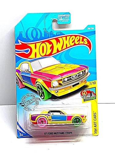 Hot Wheels '67 Ford Mustang Coupe 218/250, Multi Color