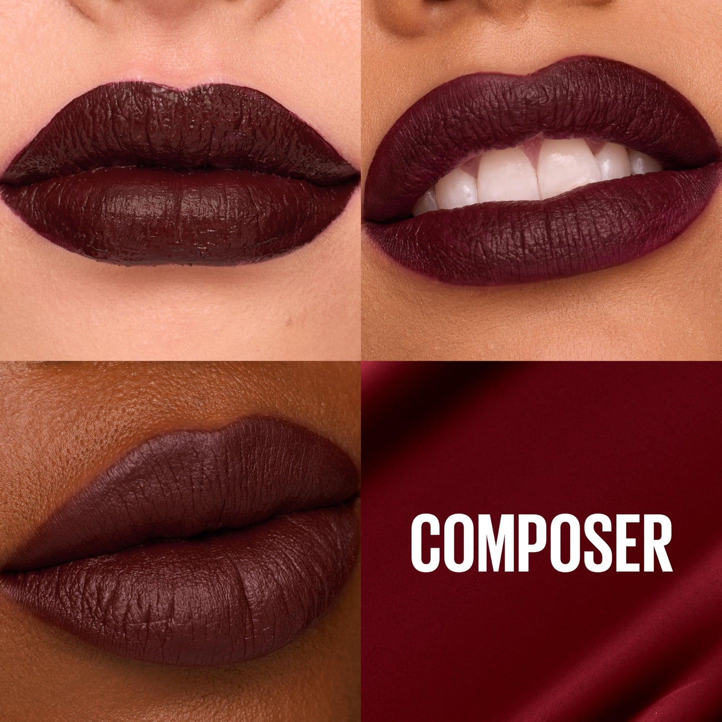 Maybelline Super Stay Matte Ink Liquid Lipstick Makeup, Long Lasting High Impact Color, Up to 16H Wear, Composer, Cherry Brown, 1 Count, Packaging May