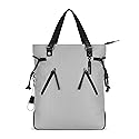 Sherpani Tempest, Anti Theft Convertible Backpack Tote, 14L Travel Backpack, Travel Gifts for Women, Handbags, RFID Protection, Metal Hardware, Fits 15” Laptop (No Sleeve) (Sterling)