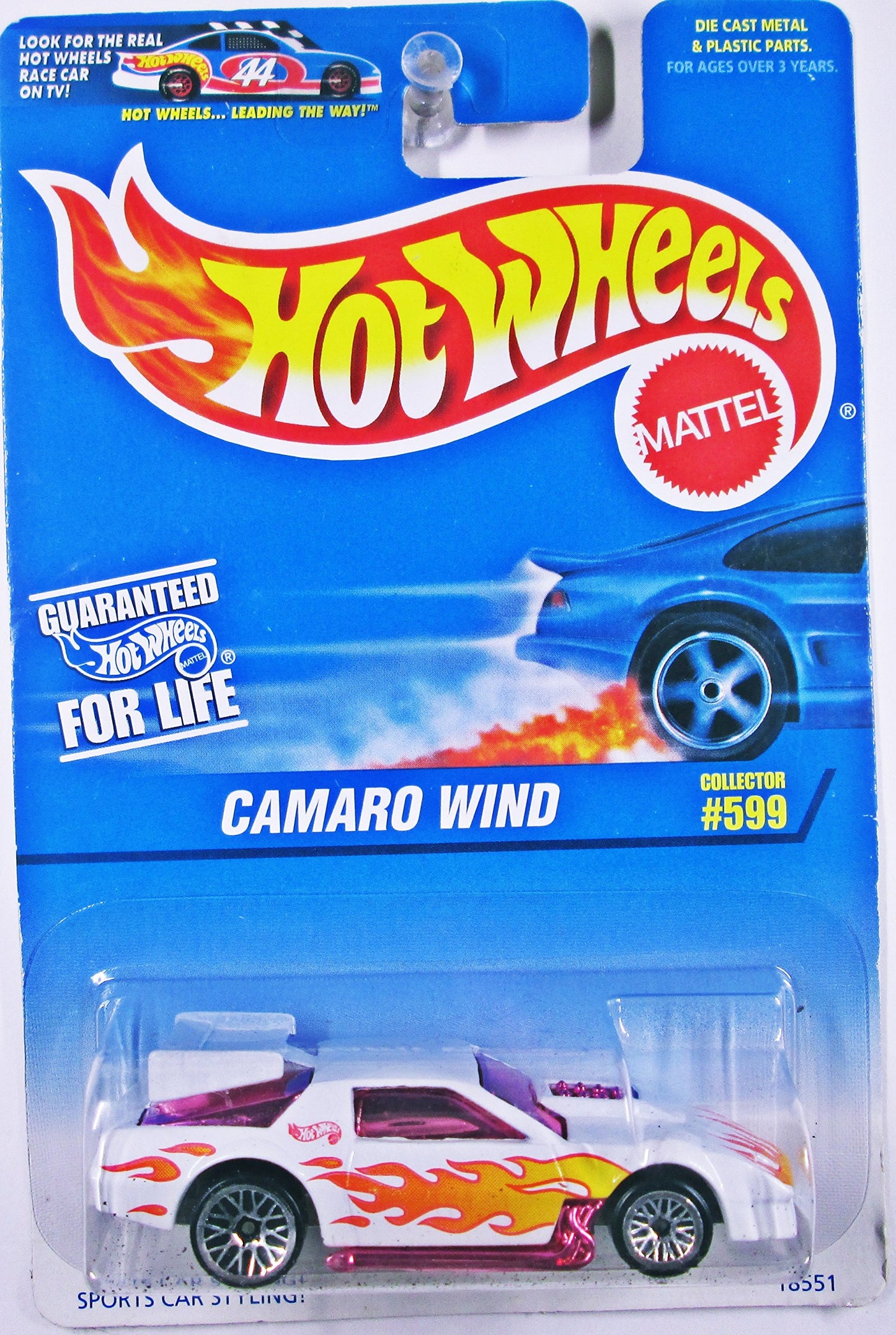 Hot Wheels Camaro Wind #599 Leading the Way Card 1:64 Scale